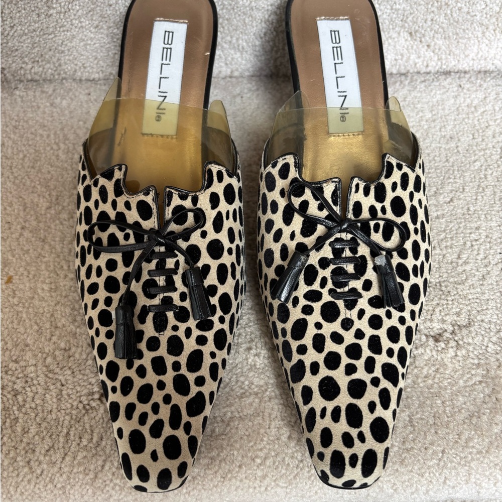 Bellini Black and White Leopard Print